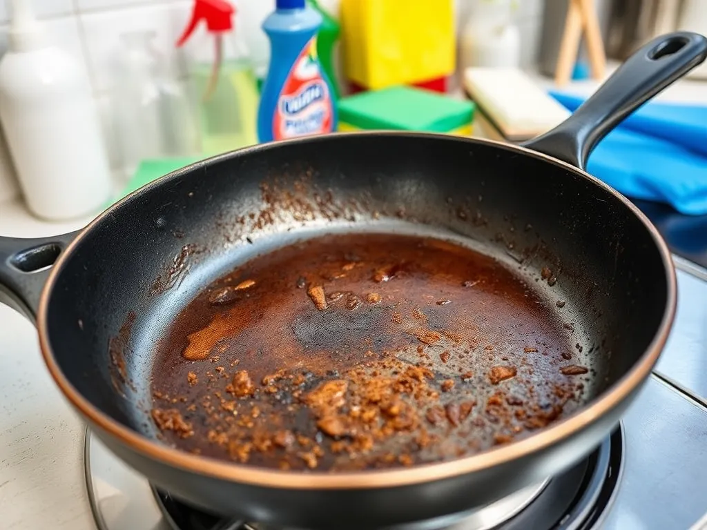 Jak wyczyścić spód patelni?