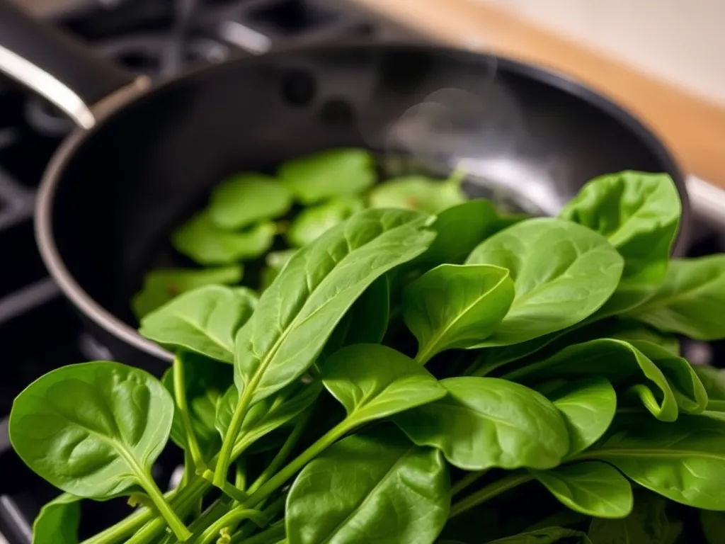 Jak zrobić świeży szpinak na patelni?