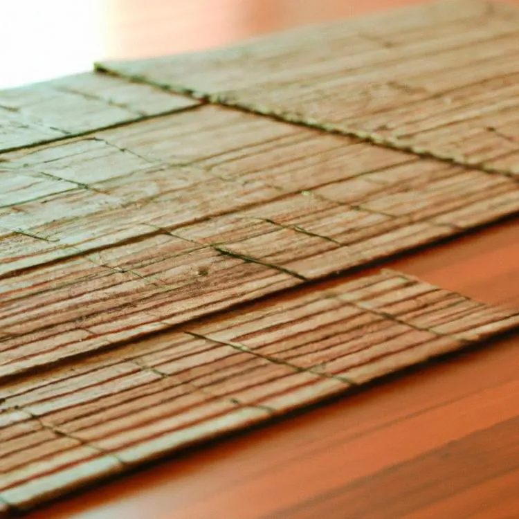 Podkładka bambusowa i inne akcesoria z babmusa