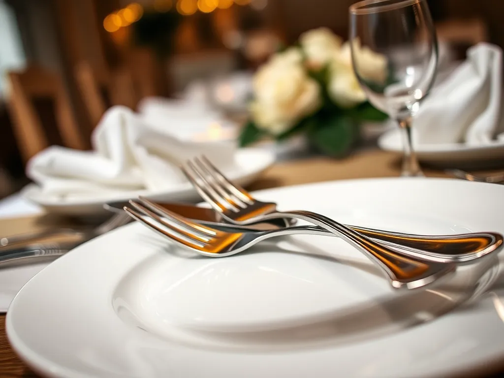 Skrzyżowane sztućce na talerzu – co oznaczają?