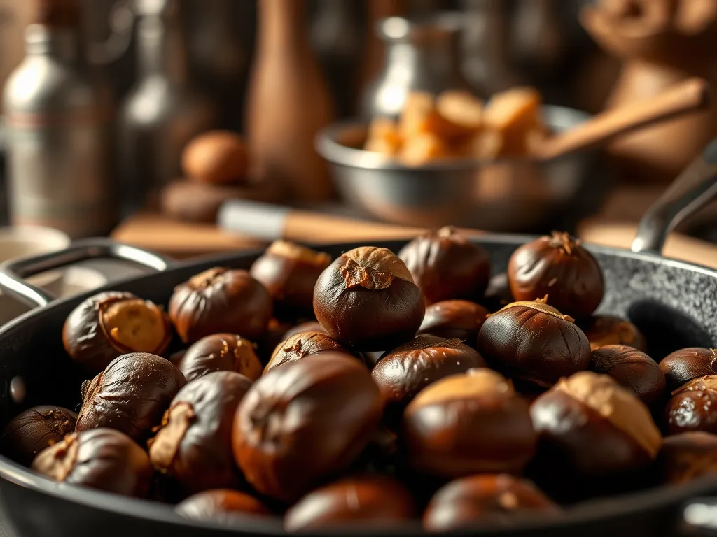 Jak przyrządzić kasztany jadalne na patelni?